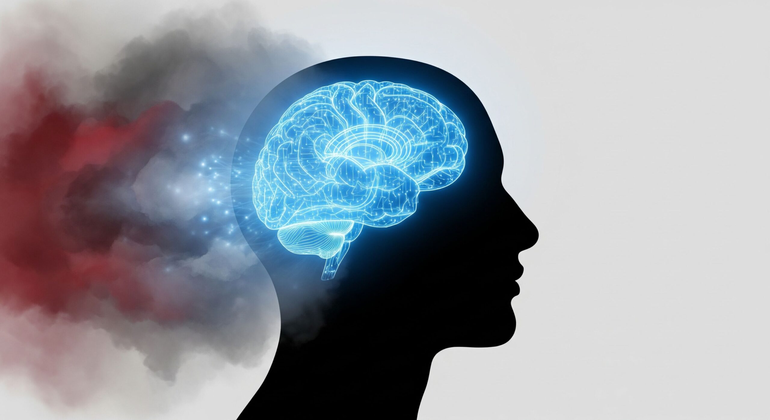 A stylized brain representing the mental clarity benefits of a cold plunge.